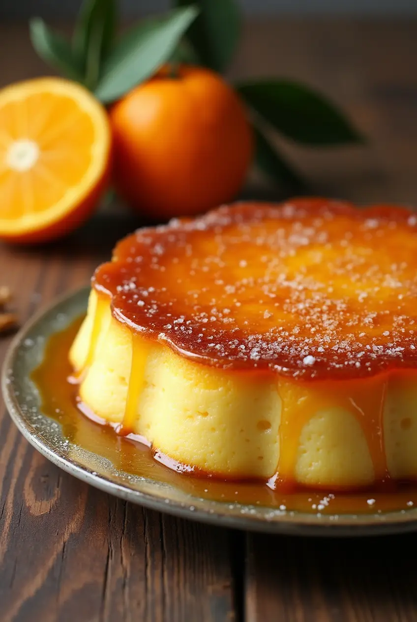 Orange Flan Recipe