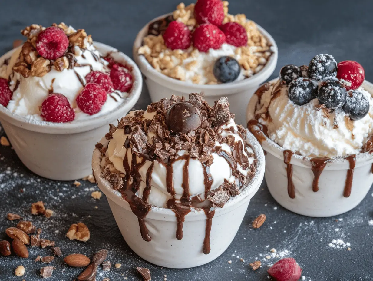 Cottage Cheese Dessert Bowls