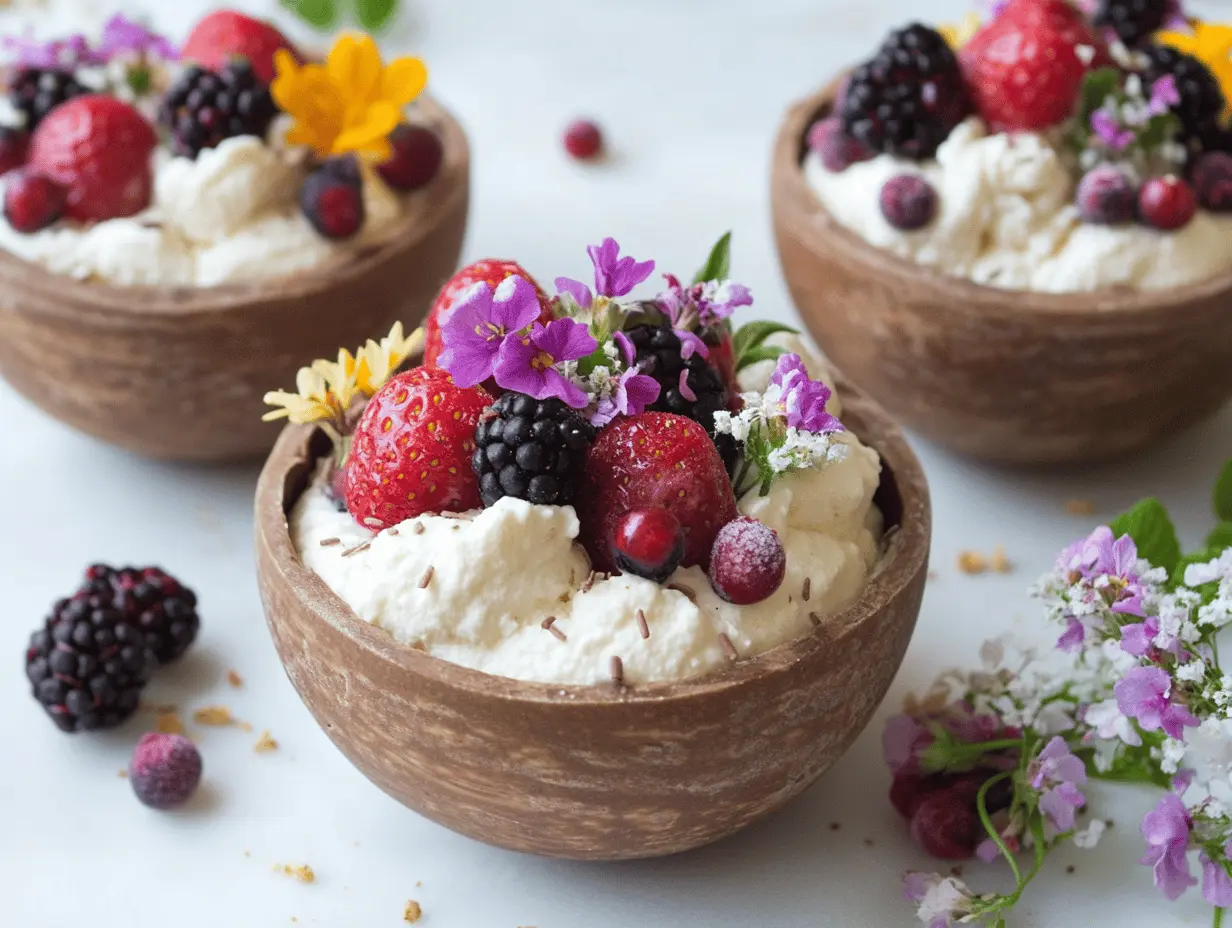 Cottage Cheese Dessert Bowls