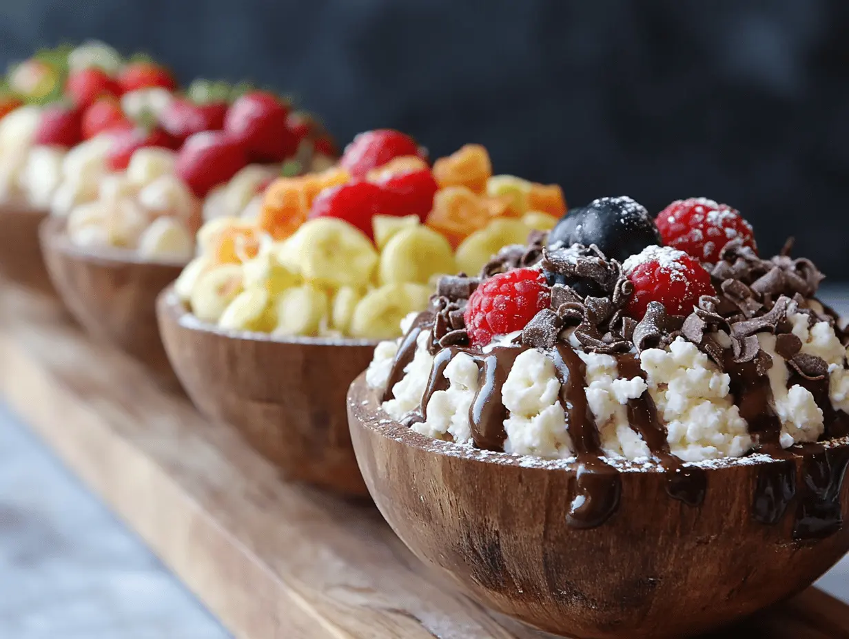Cottage Cheese Dessert Bowls