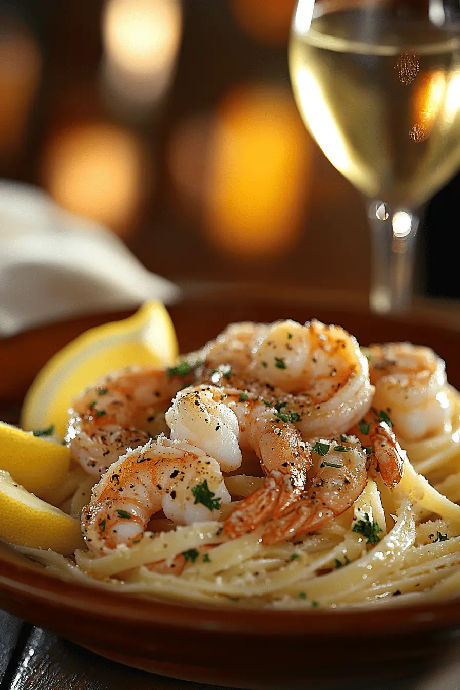 Garlic Butter Shrimp Pasta