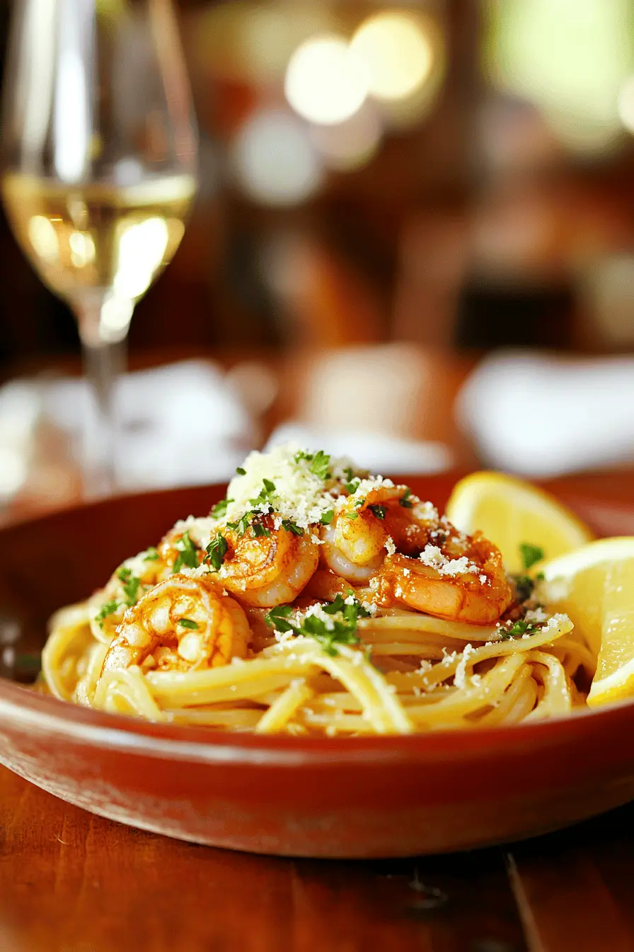 Garlic Butter Shrimp Pasta