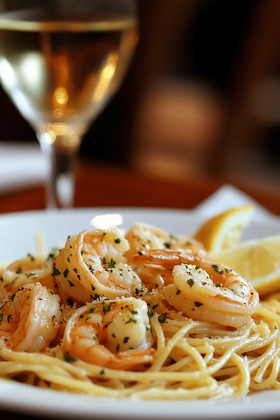 Garlic Butter Shrimp Pasta