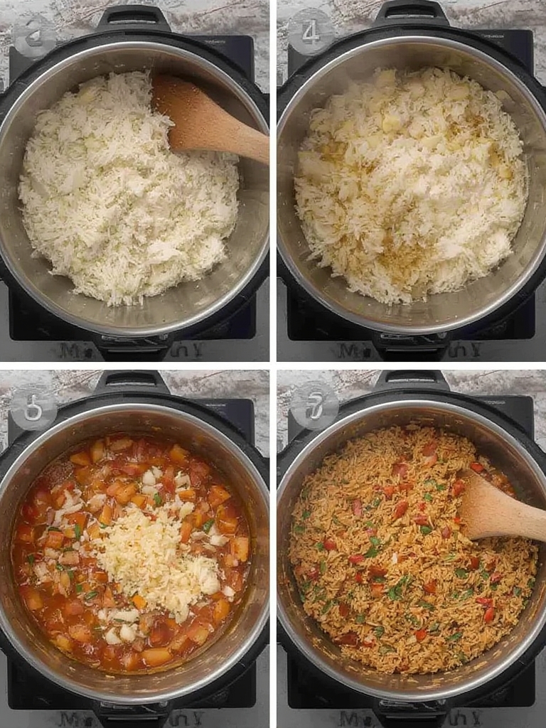 Elaboración del Arroz a banda