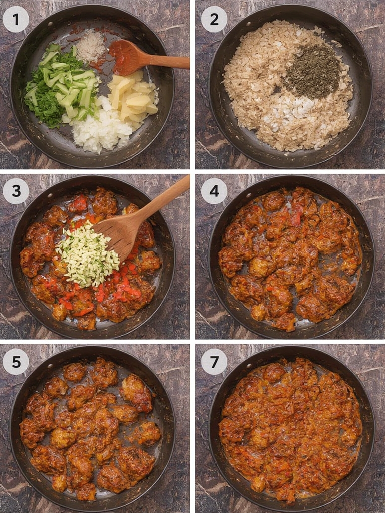 Preparación paso a paso de un platillo de cocina mexicana