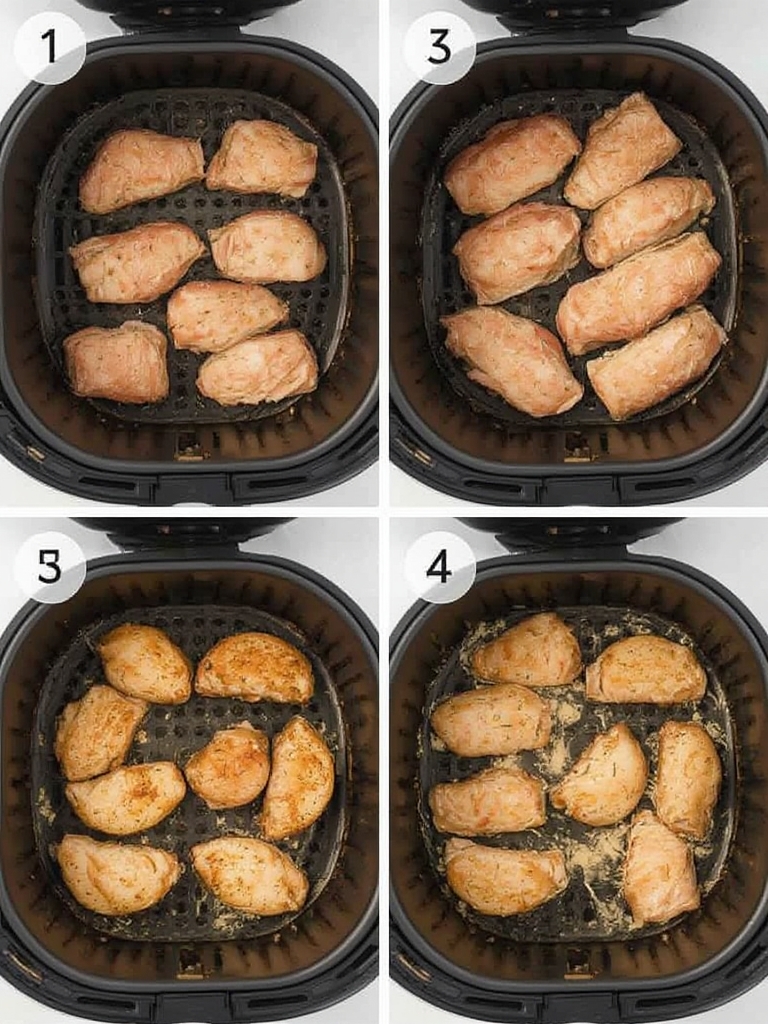 Preparación de Salmón con espárragos en Air Fryer