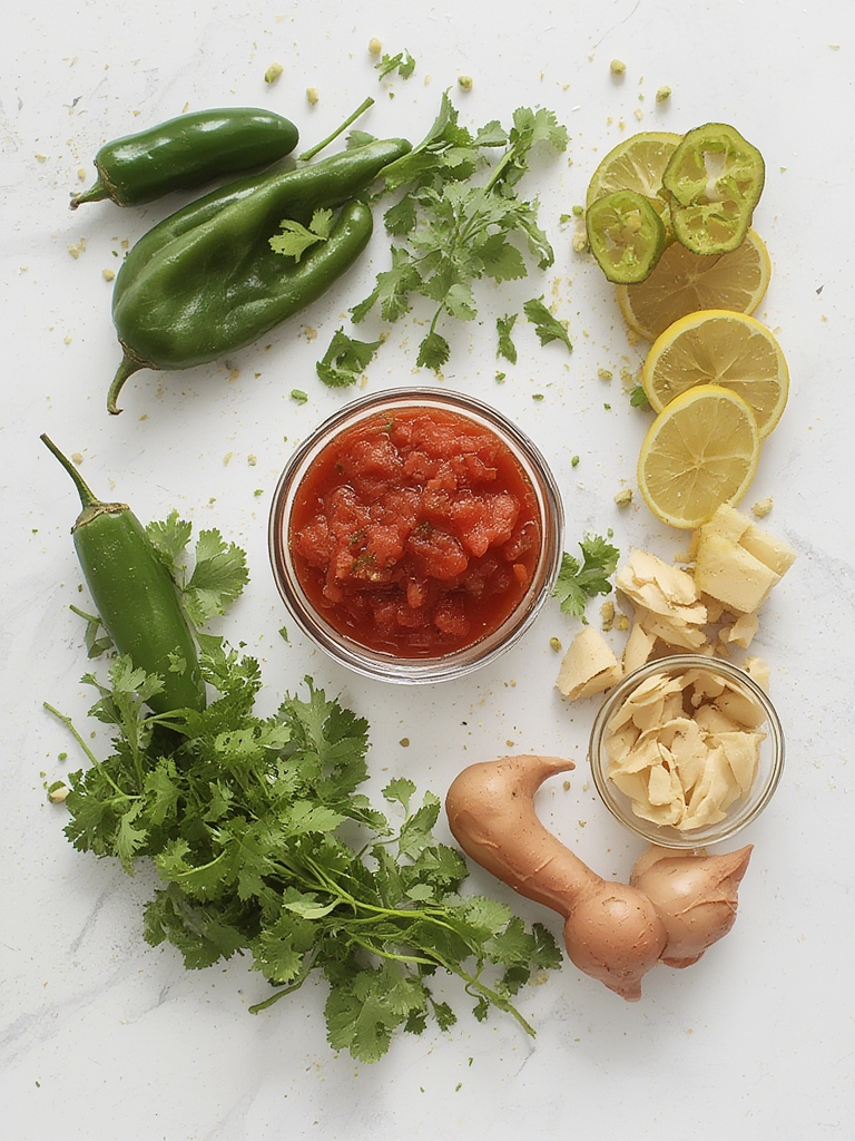 Ingredientes para Salsa Macha con Chiles Secos